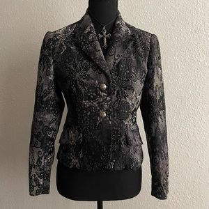victorian vintage brocade blazer